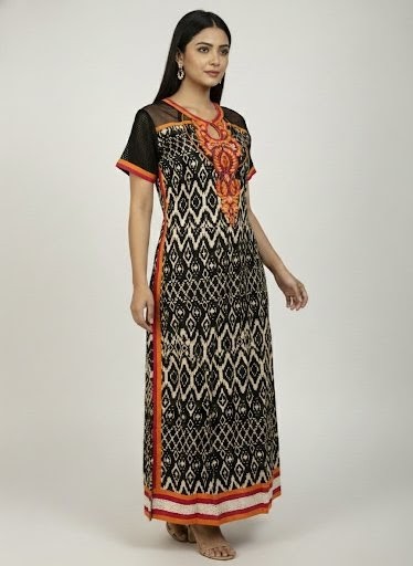 Long Kurti Hand Block Print
